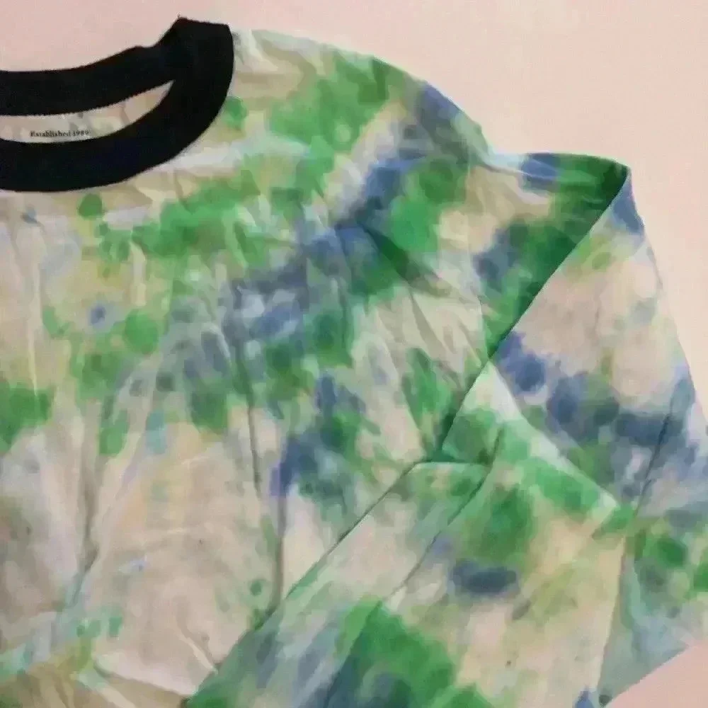 ⭐️New Hand tie dyed long sleeve T-shirt